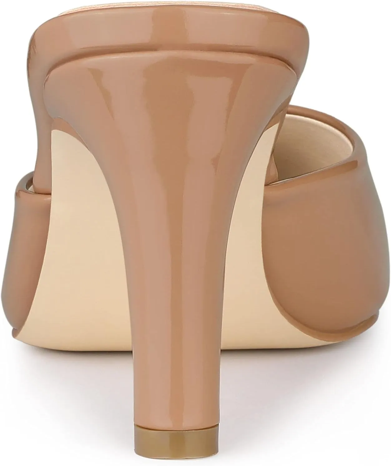Allegra K Women's Pointed Toe Stiletto Heels Slide Mules