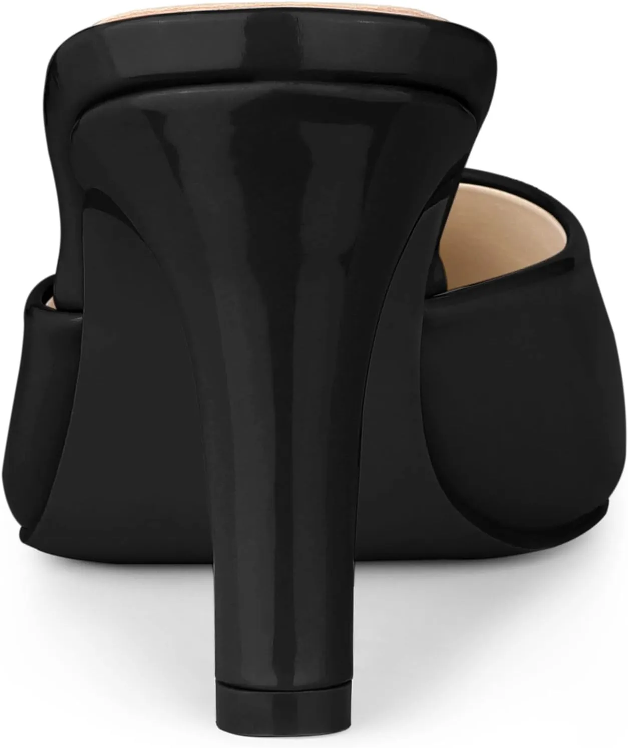 Allegra K Women's Pointed Toe Stiletto Heels Slide Mules