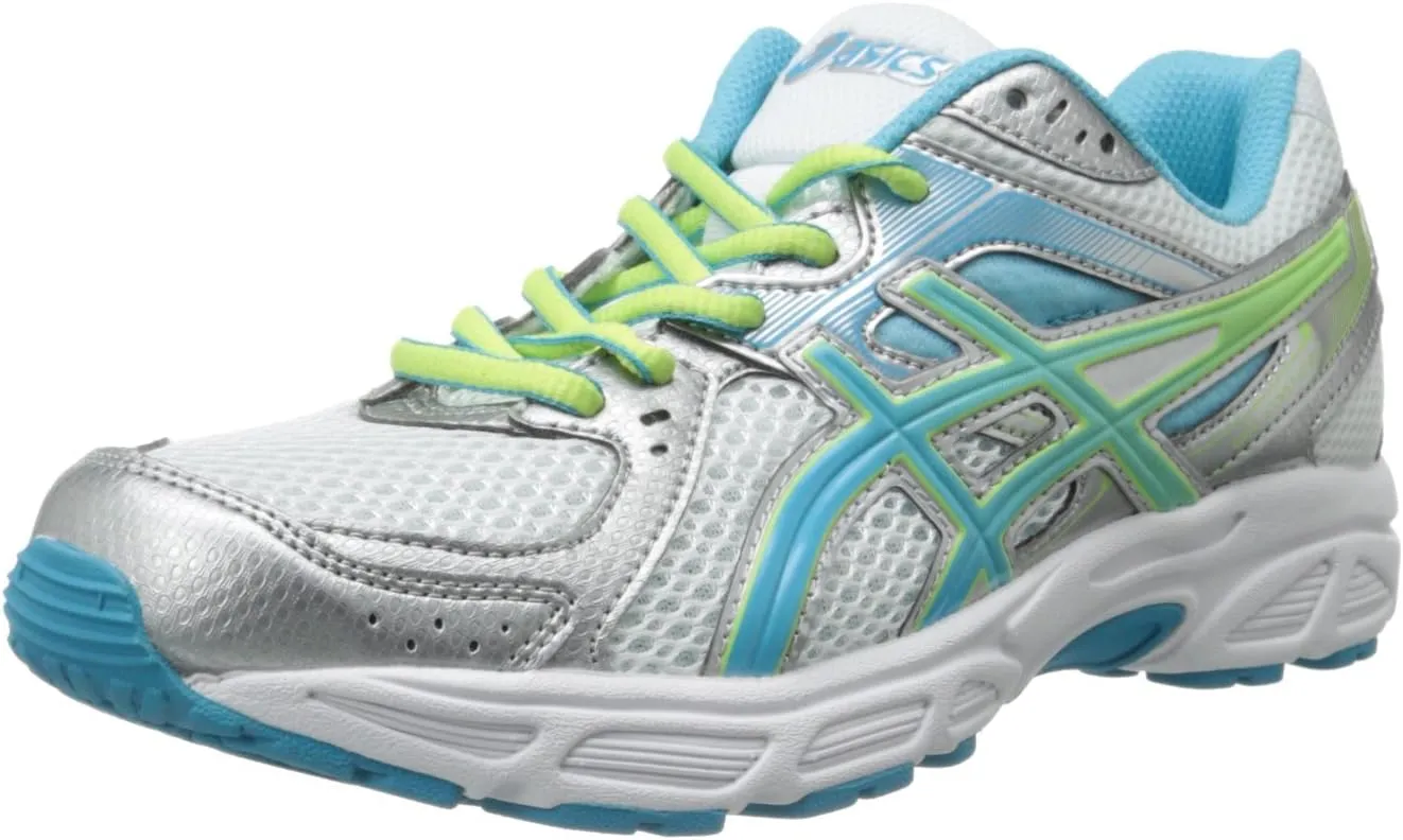 ASICS Women's Gel-Contend 2-D Running Shoe,White/Turquoise/Sharp Green,10 D US