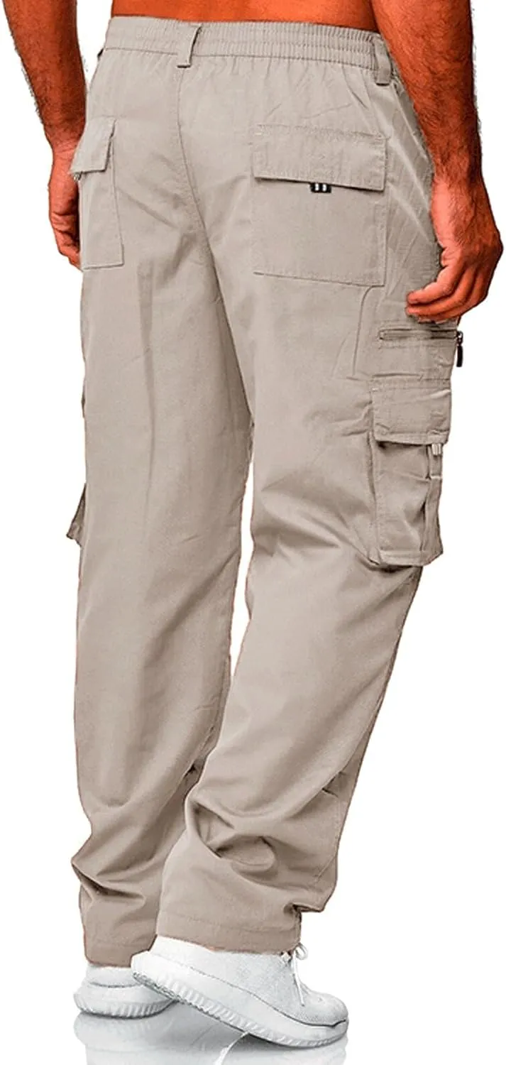Big and Tall Cargo Pants for Men Sweatpants for Men Pants Cotton Sweatpants Fashion Joggers Sports Long Pants Trousers