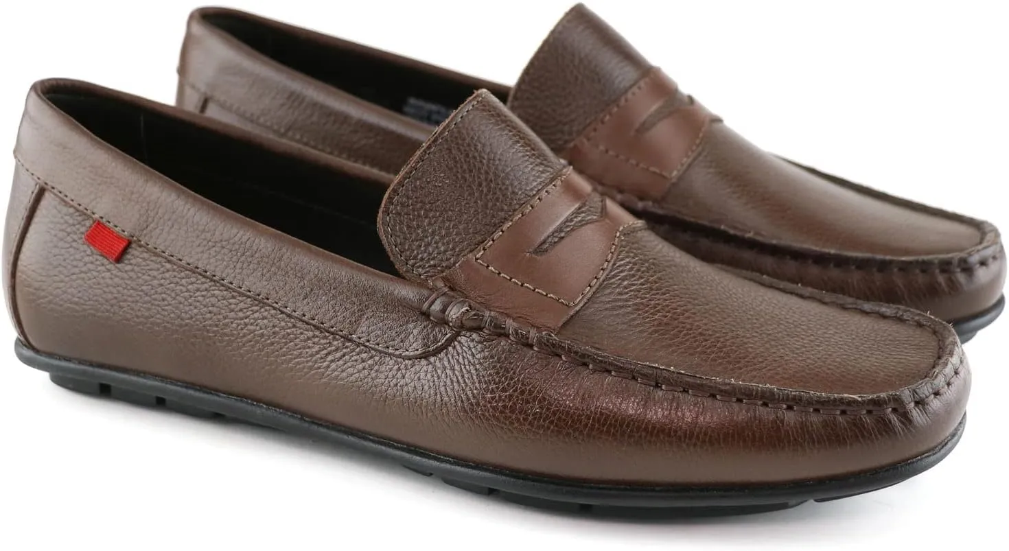 Big Boys/Mens Casual Comfortable Genuine Leather Lightweight Driving Moccasins Classic Fashion Penny Loafer Slip On Breathable Driving Loafer