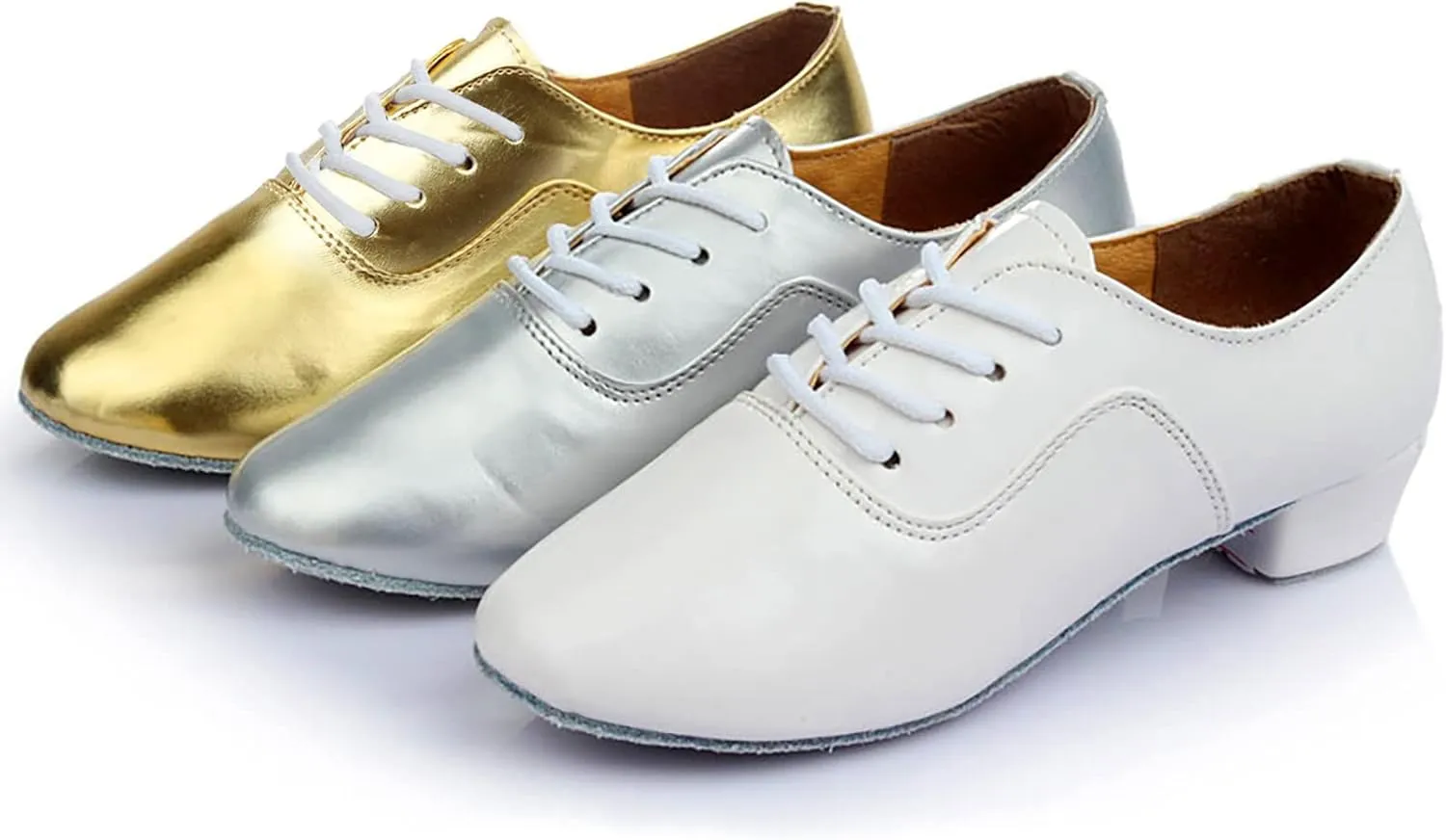 Black Casual Dress Shoes for Men Men's Solid Color Lace Up Modern Dance Shoes Dance Hall Latin Dance Shoes Mens Black Loafer Dress Shoes