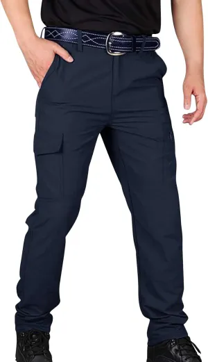 Cargo Pants Men Lightweight Wild Outdoor Hiking Pants Waterproof Ripstop Tactical Camo Work Pants Multi Pockets