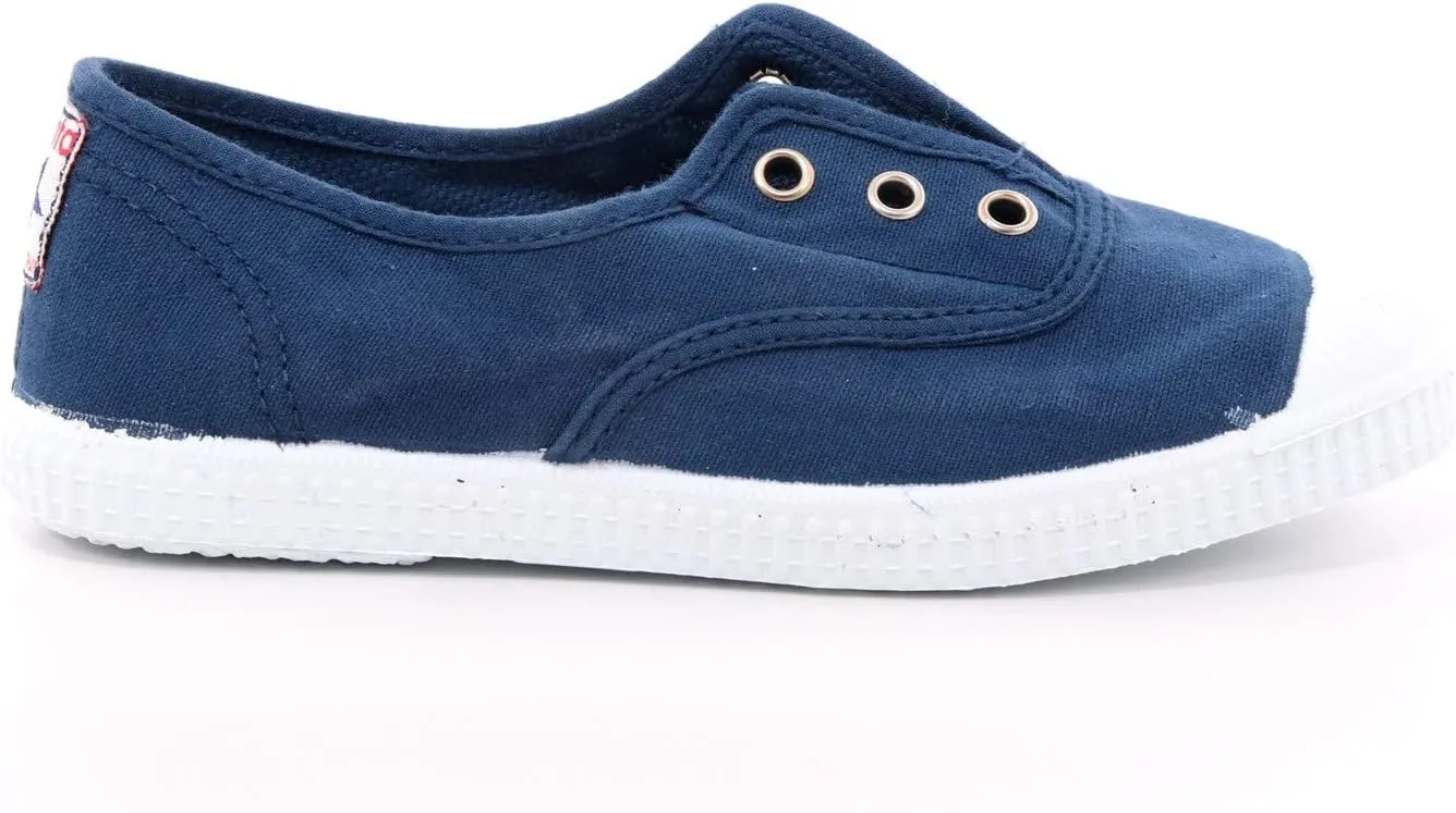 Cienta Kids Shoes 70997 – Textile Upper Construction – Textile Lining – Rubber Outsole – Rubber Toe Cap Navy 27 (US 10 Toddler) M
