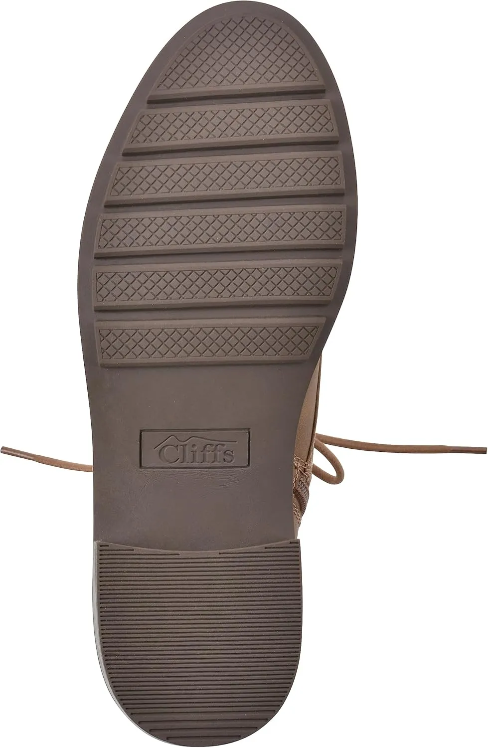 CLIFFS BY WHITE MOUNTAIN Women's Shoes Eligible Stacked Heel Lace-Up Ankle Bootie