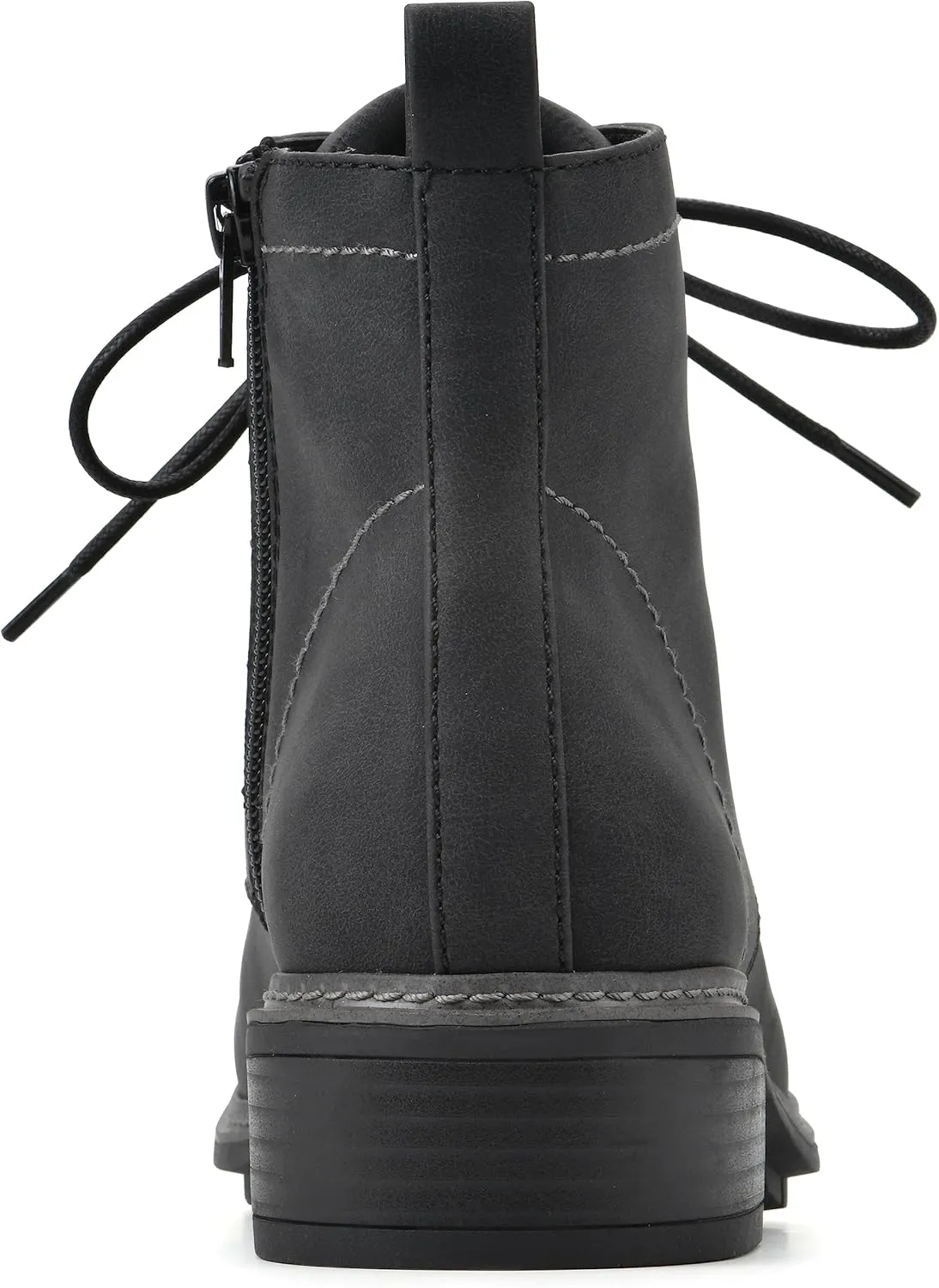 CLIFFS BY WHITE MOUNTAIN Women's Shoes Eligible Stacked Heel Lace-Up Ankle Bootie