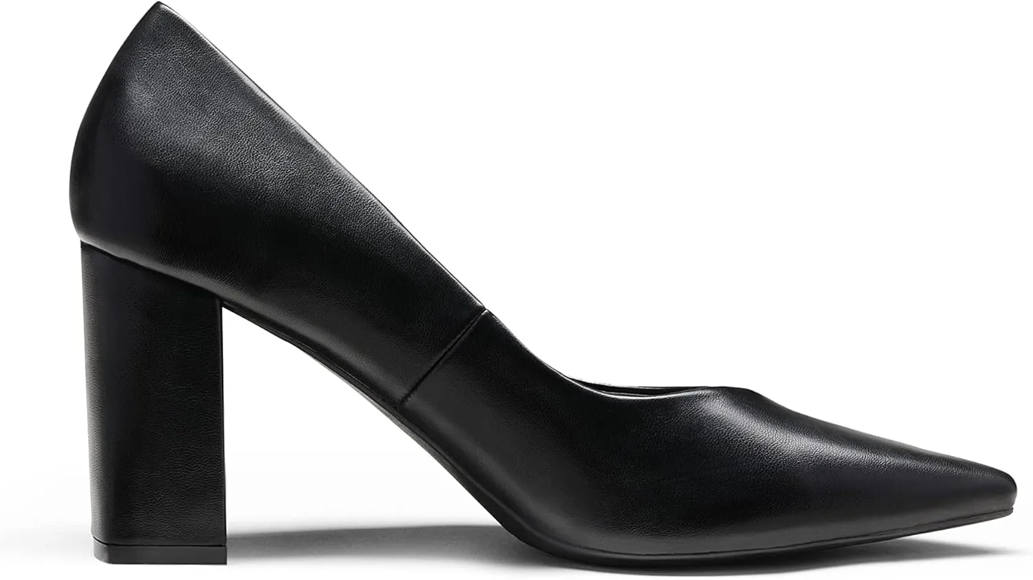 DREAM PAIRS Women’s High Chunky Closed Toe Block Heels Pointed Toe Wedding Party Elegant Slip On Pumps Shoes