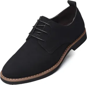 Ellniges]【Contemporary Men's Suede Loafers Lightweight Non-Slip Sole & Soft Interior Lining, Perfect for Traveling Professionals & Style-Conscious Gentlemen (Extended Sizes 9-15)