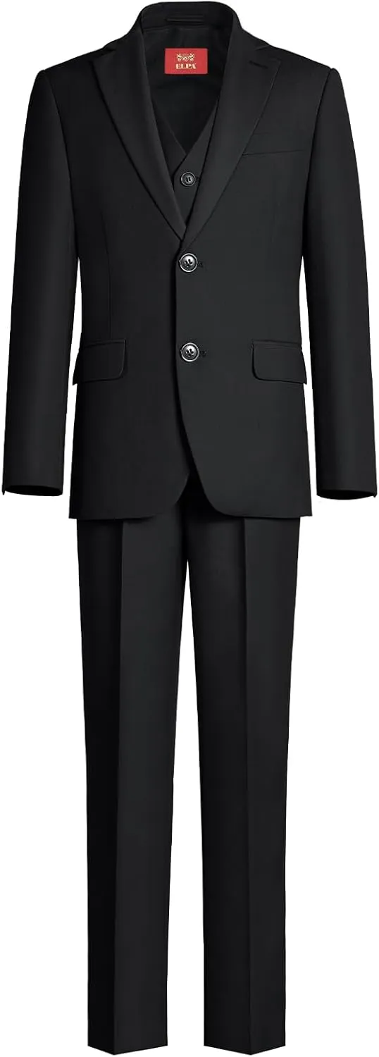 ELPA ELPA Boys Slim Fit Suit Kids Formal Suits Set for Boys Youth Suit Ring Bearer Outfit