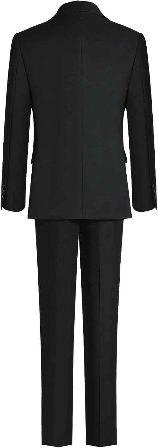 ELPA ELPA Boys Slim Fit Suit Kids Formal Suits Set for Boys Youth Suit Ring Bearer Outfit