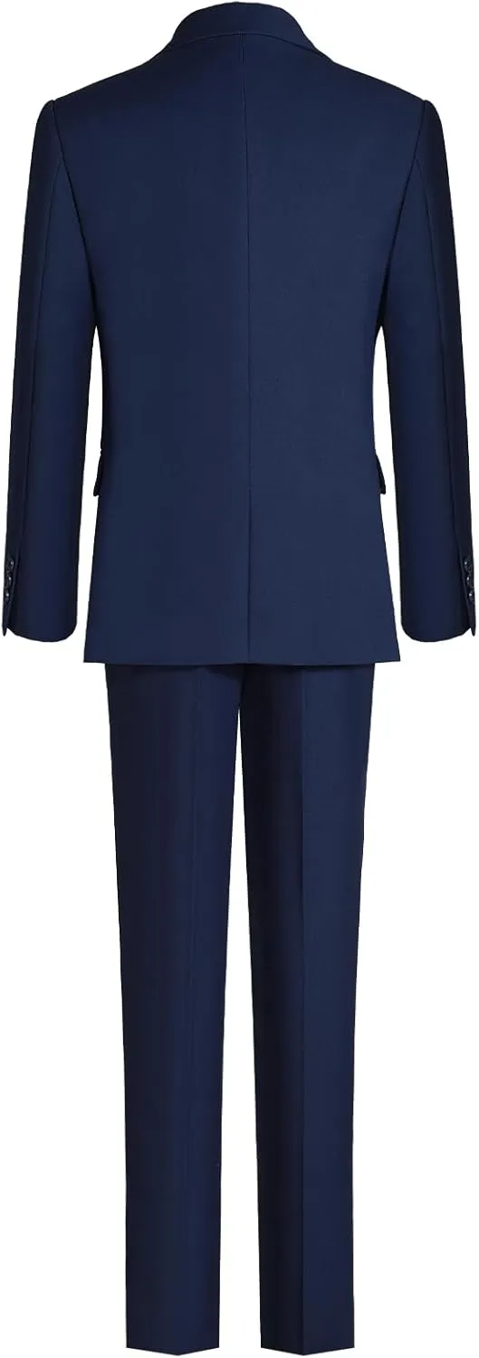 ELPA ELPA Boys Slim Fit Suit Kids Formal Suits Set for Boys Youth Suit Ring Bearer Outfit