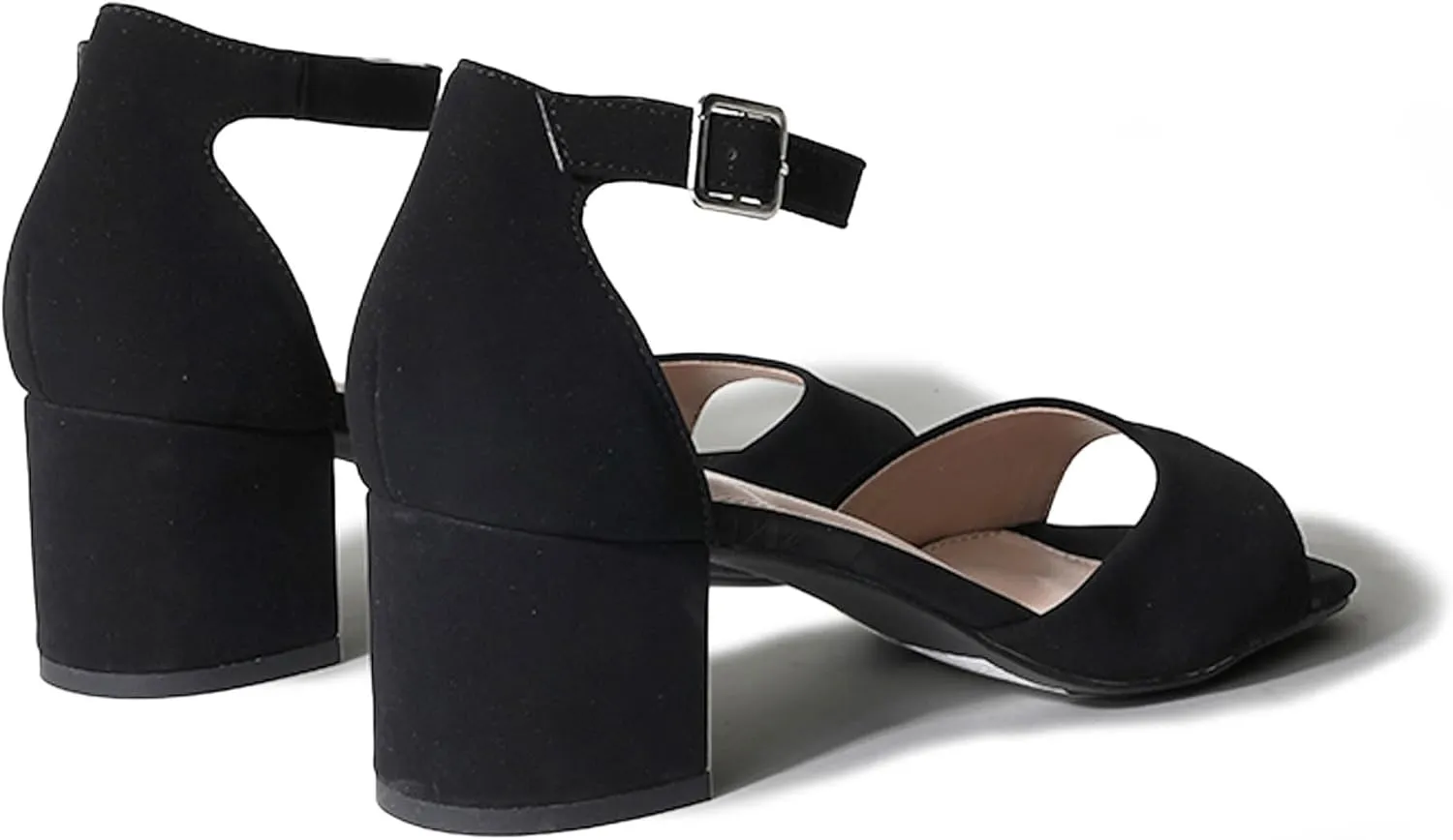 J. Adams Ruth Heeled Sandal  Low Block Heels for Women, Short Heel Bridal & Wedding Shoes, Dressy Prom Heels, Elegant Formal Dress Shoes for Bride