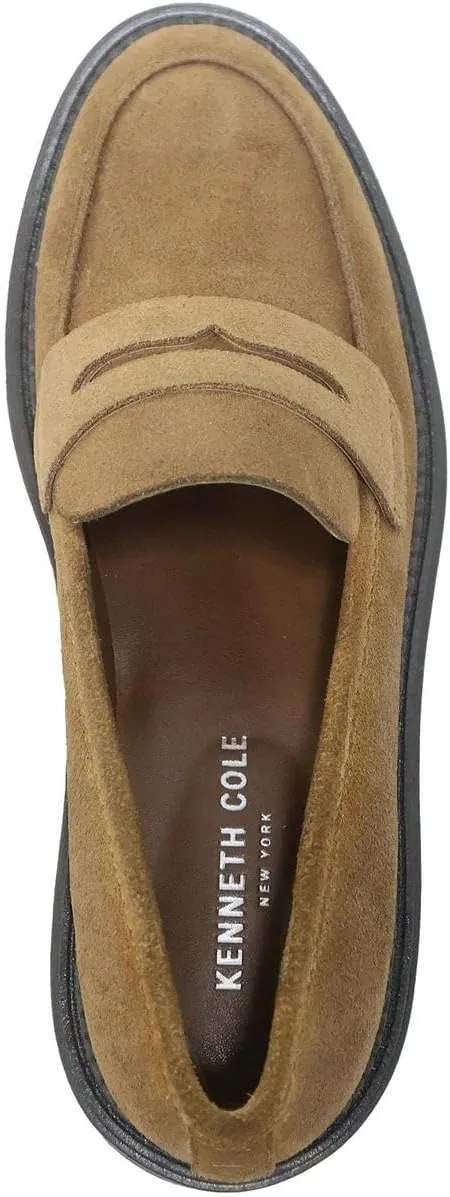 Kenneth Cole Womens Fatima Slip Resistant Suede Loafers