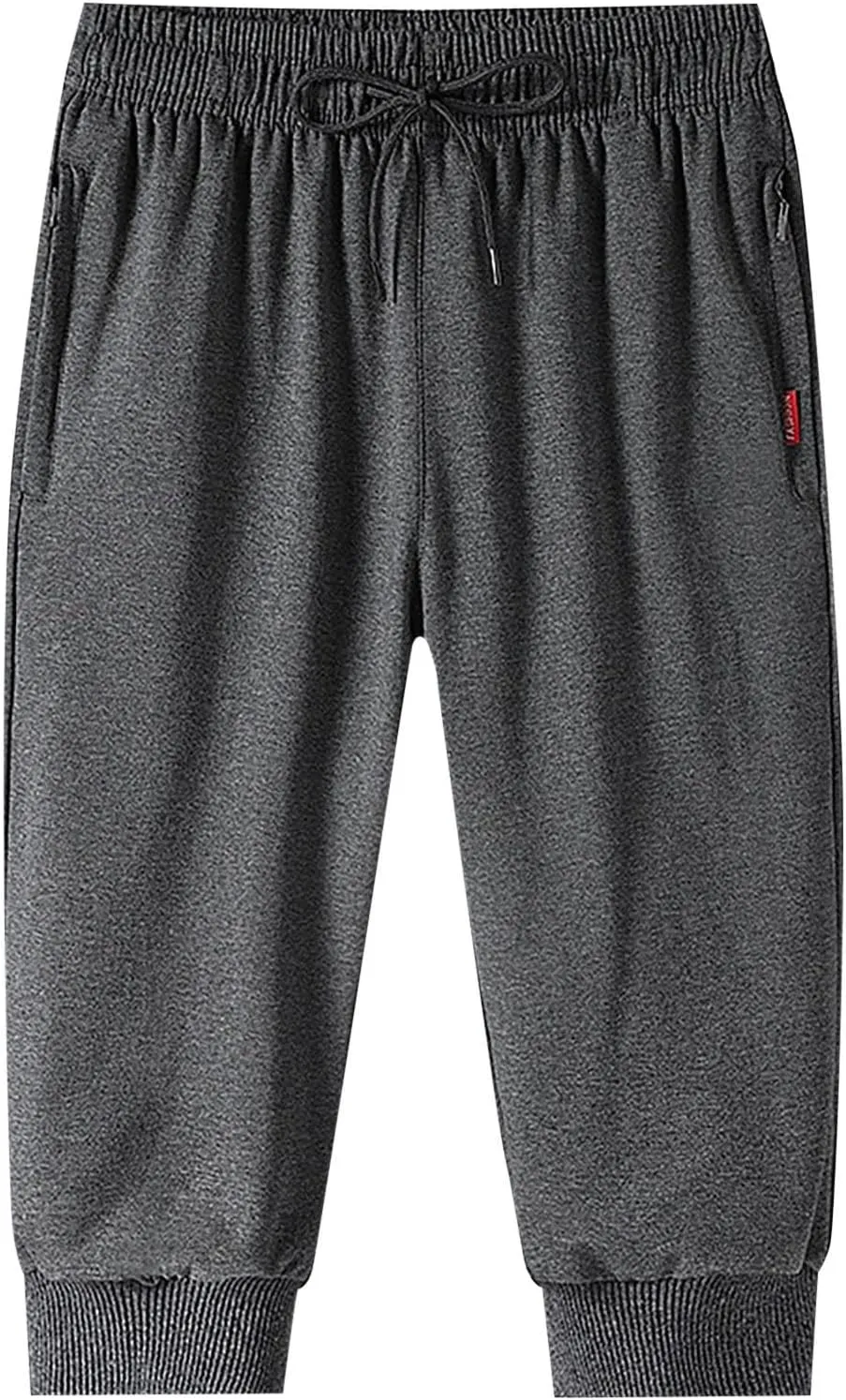 Men's Cargo Pants Casual Linen Drawstring Waist Pant Sweatpant Joggers Loose Beach Walking Running Jogger