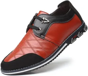 Mens Classic Business Driving Loafers Men Office Leather Sneakers Derby Penny Lightweight Comfortable Brogue Shoes