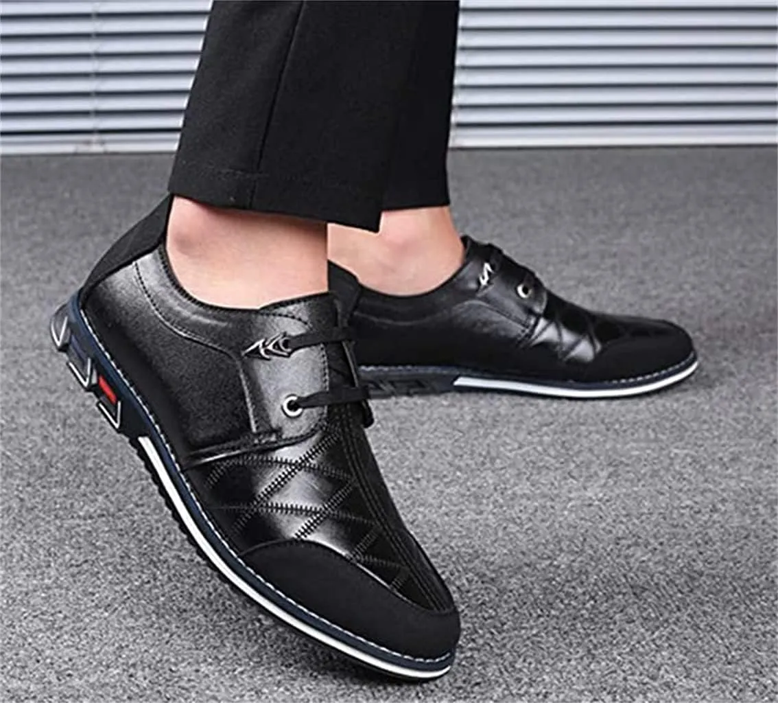 Mens Classic Business Driving Loafers Men Office Leather Sneakers Derby Penny Lightweight Comfortable Brogue Shoes