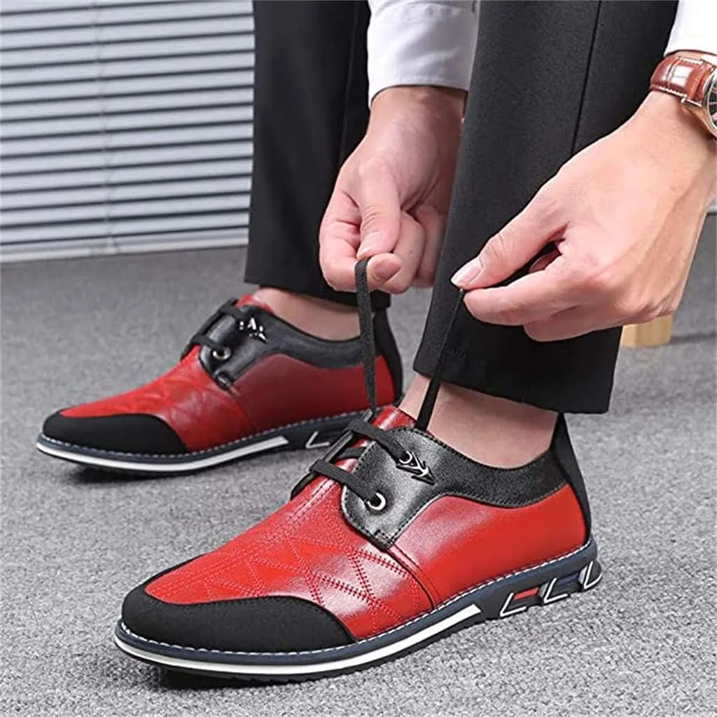Mens Classic Business Driving Loafers Men Office Leather Sneakers Derby Penny Lightweight Comfortable Brogue Shoes