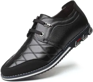 Mens Classic Business Driving Loafers Men Office Leather Sneakers Derby Penny Lightweight Comfortable Brogue Shoes