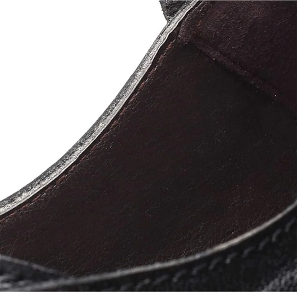 Mens Classic Business Driving Loafers Men Office Leather Sneakers Derby Penny Lightweight Comfortable Brogue Shoes