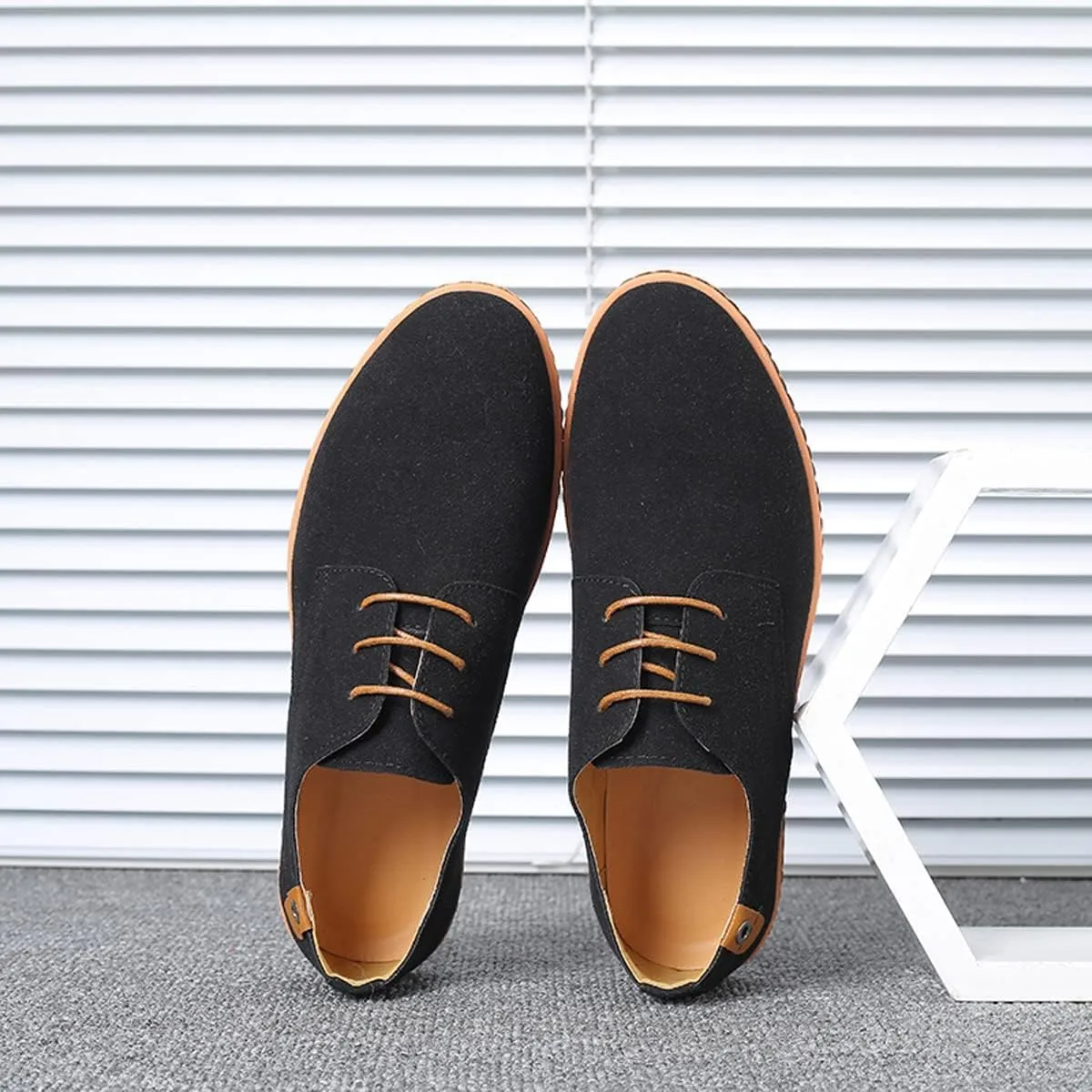 Men's Double Monk-Strap Loafer Loafers Summer Business Brogue Breathable Comfort Leather Wing Tip Oxfords