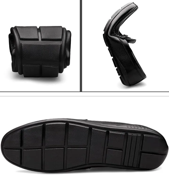 Mens Fashion Dress Sneakers Men's Slip On Lightweight Casual Walking Loafers Shoes