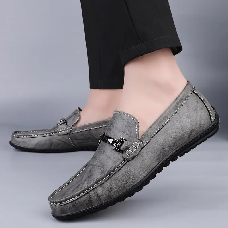 Mens Modern Classic Slip On Oxfords Men Formal Casual Business Wedding Work Loafers