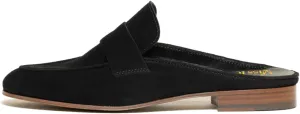 miss left Women Chic Closed Rounded Toe Mule Backless Flats Slip On Slides Low Heeled Casual Walk Shoes Size 4-16 US