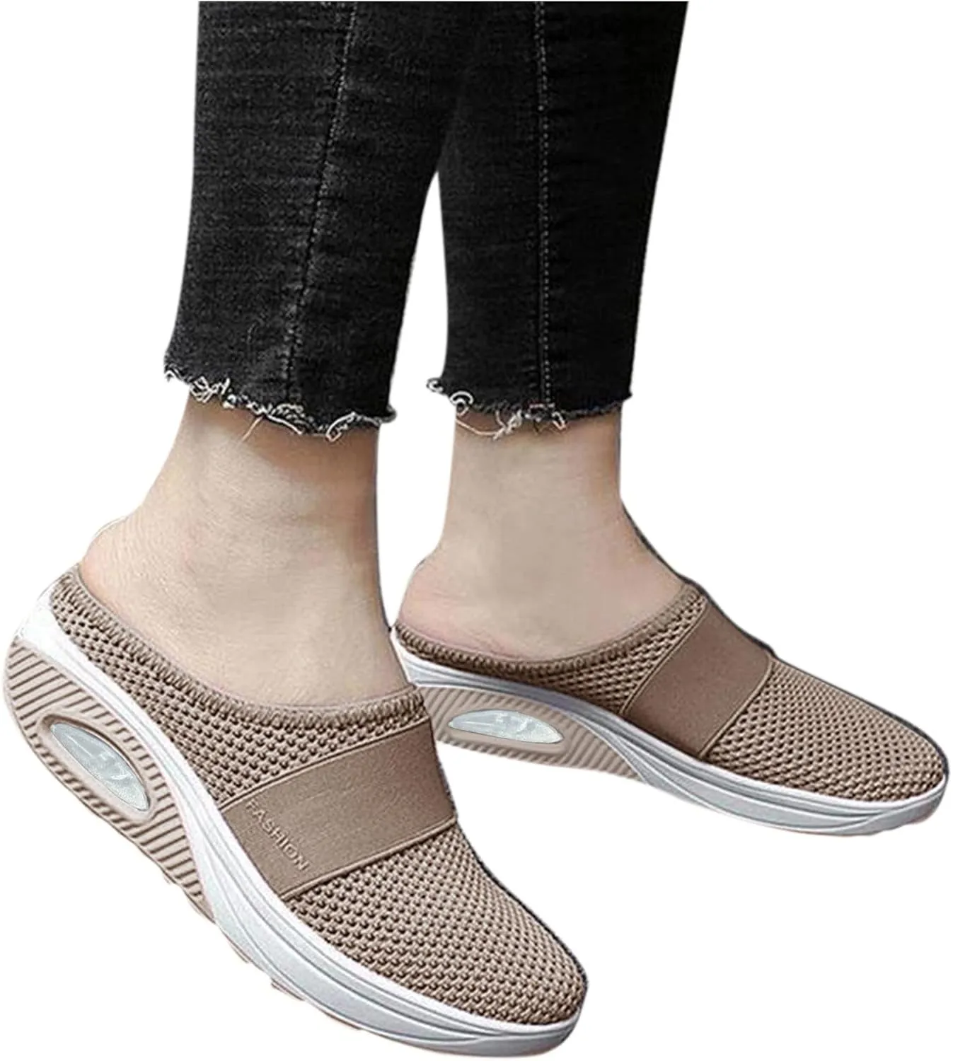 Mules for Women 2025 Backless Walking Sneakers Mens Tennis Shoes Food Service Men Casual Dress Shoes Casual Sneakers Black Tennis Shoe White Loafers