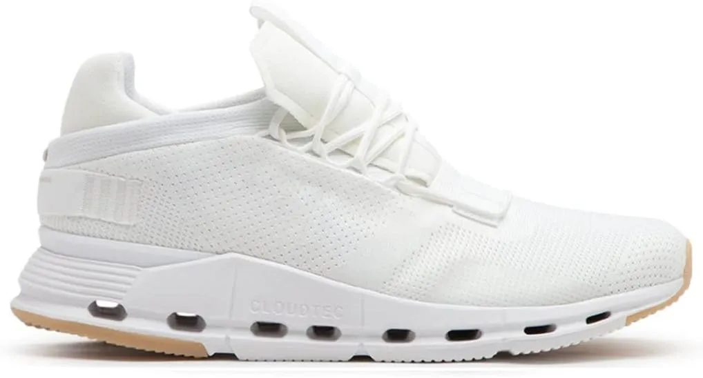 On Mens Cloudnova Undyed Textile Trainers
