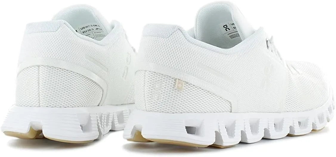 ON Womens Cloud 5 Undyed Textile Trainers