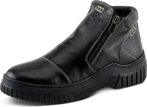 Spring Step Women's SORELLA Boots with Dual Zippers, Contrast Stitch Design, and Removable Insoles