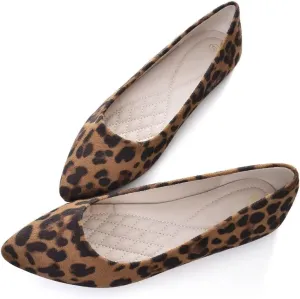 Stunner Women’s Ballet Flats Comfortable Pointed Toe Slip On Memory Foam Flats Shoes