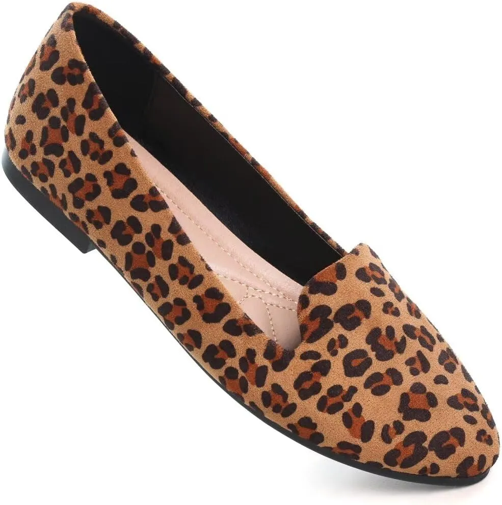 Stunner Women's Flats Classic Candy Colored Cute Slip On Ballet Shoes Soft Solid Dress Flat Shoes
