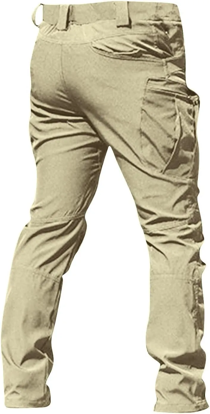 Tactical Cargo Pants for Men Ripstop Water Resistant Camo Hiking Pants Stretch Lightweight Work Pant Multi Pockets