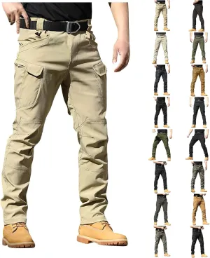 Tactical Cargo Pants for Men Ripstop Water Resistant Camo Hiking Pants Stretch Lightweight Work Pant Multi Pockets