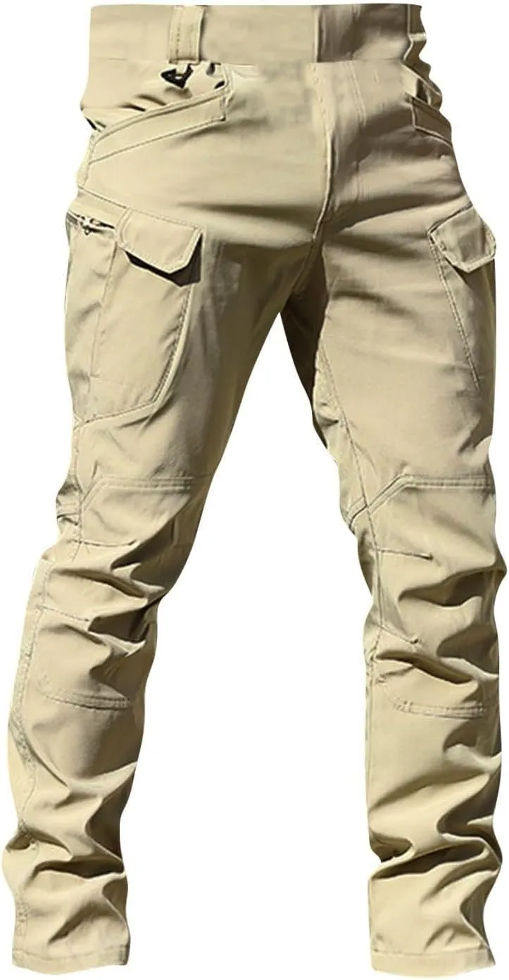 Tactical Cargo Pants for Men Ripstop Water Resistant Camo Hiking Pants Stretch Lightweight Work Pant Multi Pockets