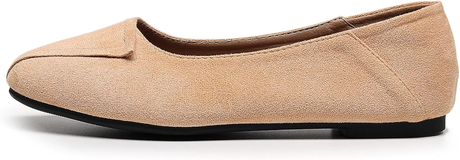 VenusCelia Women's Plain Dance Flat Shoe