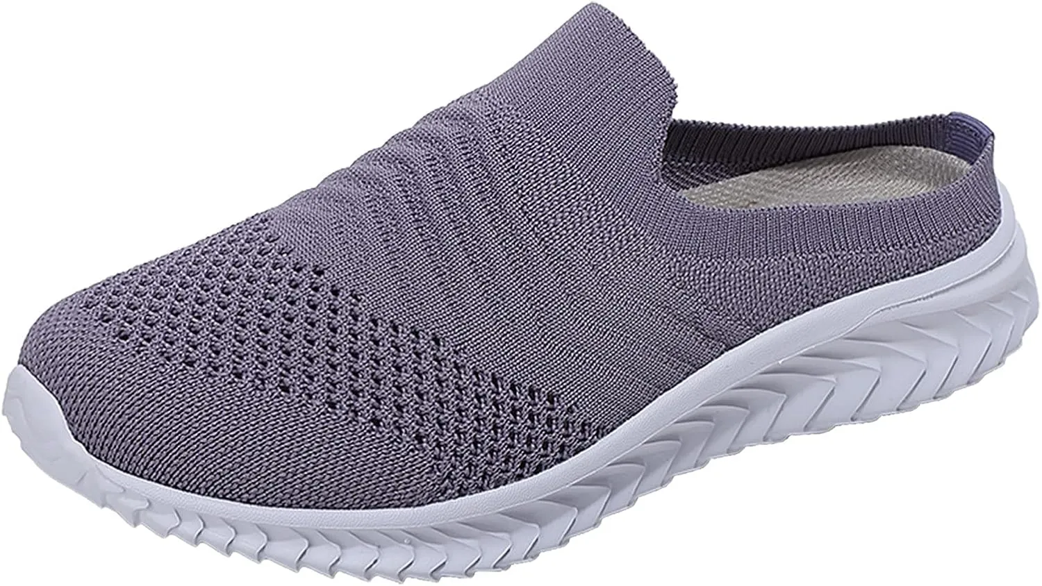 Women's Backless Slip on Mesh Sneakers Shoes Mens Running Shoes Walking Women's Casual Shoes Black Platform Sneaker Tennis Shoe Loafers Casual Slip On
