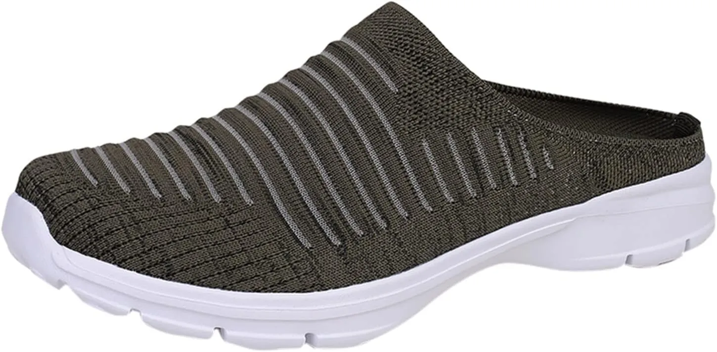 Women's Backless Slip on Mesh Sneakers Shoes Running Shoes for Men High Top Women's Shoes Casual Women Shoes Sneakers Red Tennis Shoe Loafers Dress Shoe