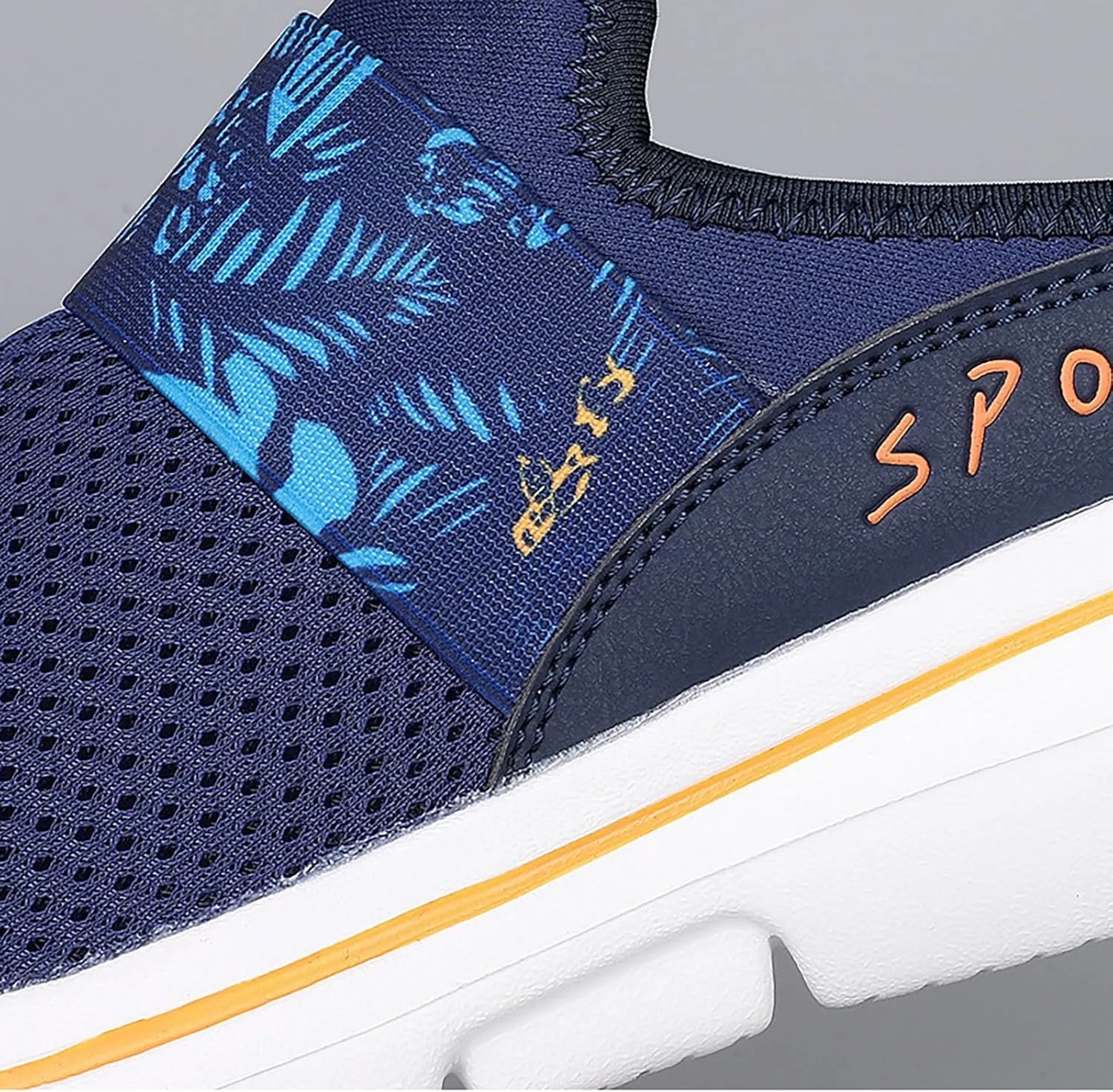 Women's Backless Slip on Mesh Sneakers Shoes Womens Tennis Shoes Arch Support Casual Shoes Trendy Men's Fashion Sneakers Steel Toe Tennis Shoe Loafers Shoe