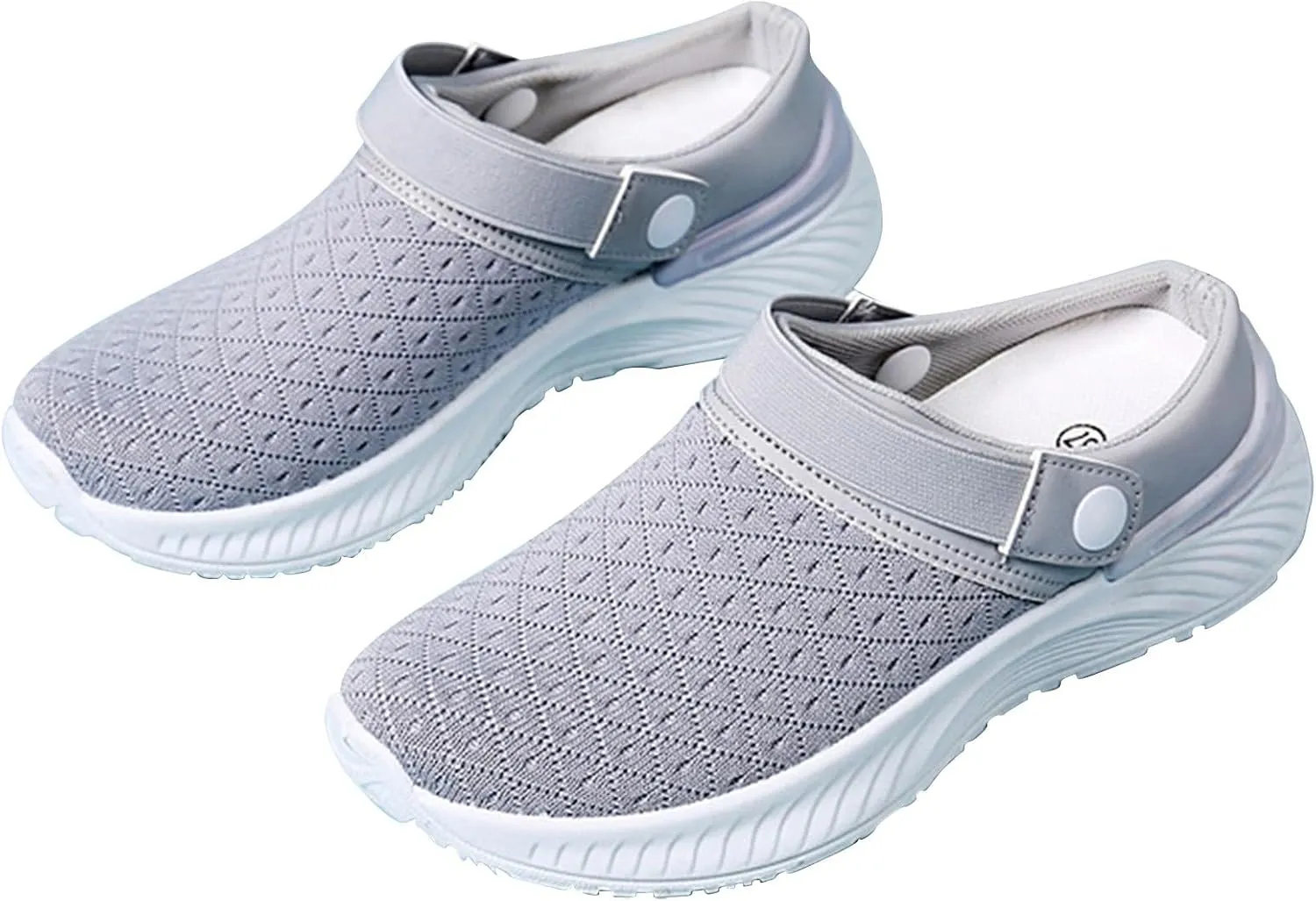 Womens Backless Sneakers Mesh Slip-on Mule Shoes Womens Tennis Shoes Wide Width Slip On Shoes Casual Women Shoes Sneakers Steel Toe Tennis Shoe Loafers Casual Slip On