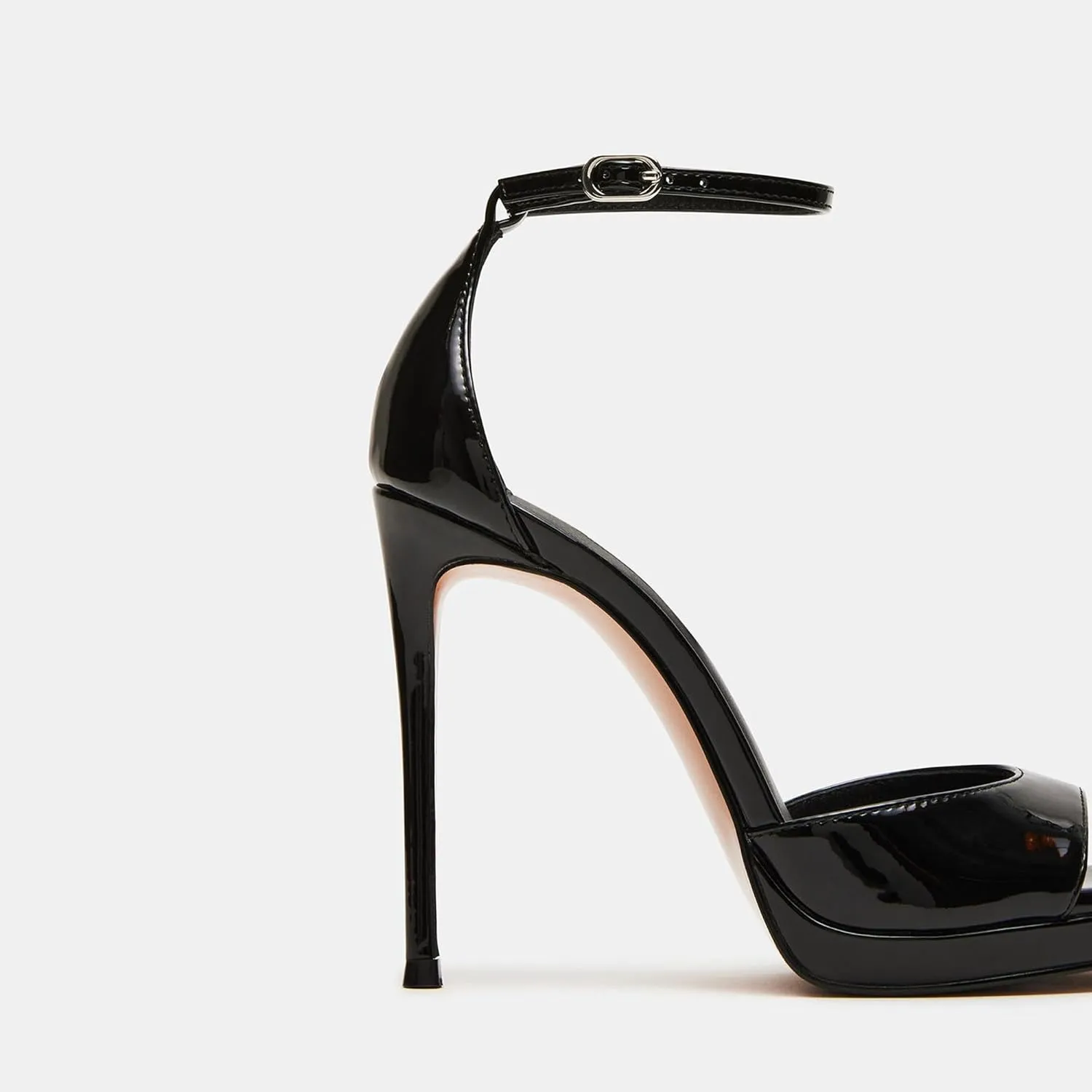 Women's Platform Heeled Sandals, High Ankle Strap Peep Toe Stiletto Heels for Holiday Party Bridal Evening Graduation