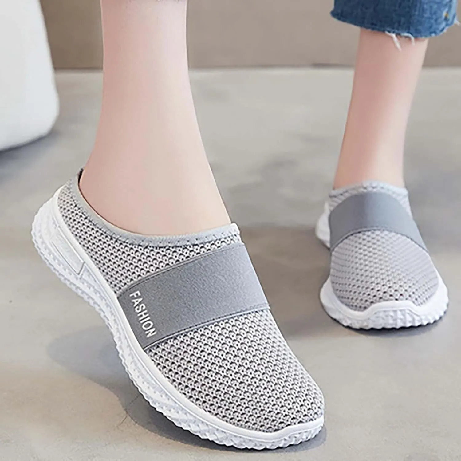 Women's Slip-on Mule Sneakers Lightweight Mens Tennis Shoes Loafers Casual Dress Shoes Black Platform Sneaker Brown Tennis Shoe Loafers Casual Slip On