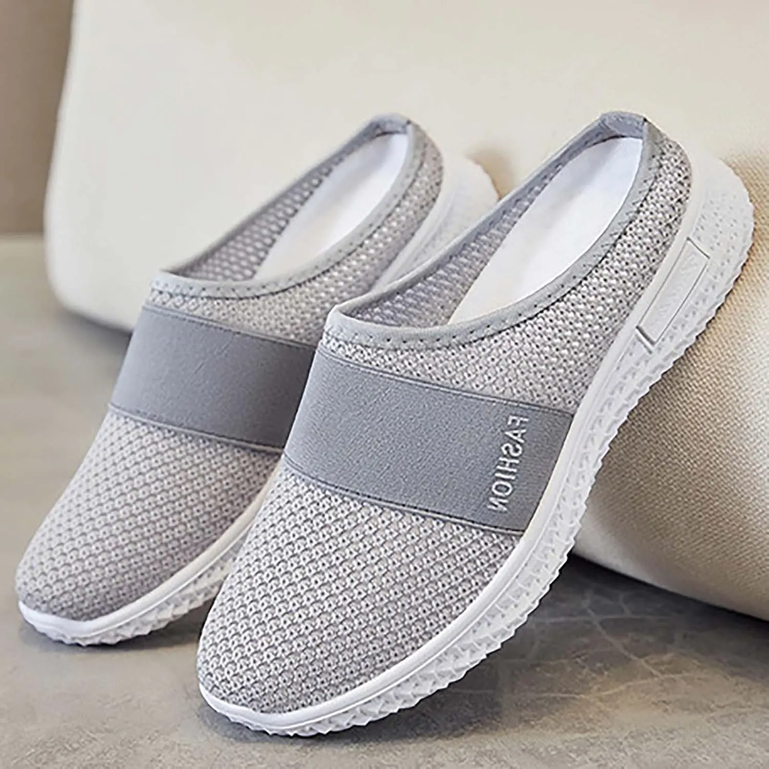 Women's Slip-on Mule Sneakers Lightweight Mens Tennis Shoes Loafers Casual Dress Shoes Black Platform Sneaker Brown Tennis Shoe Loafers Casual Slip On
