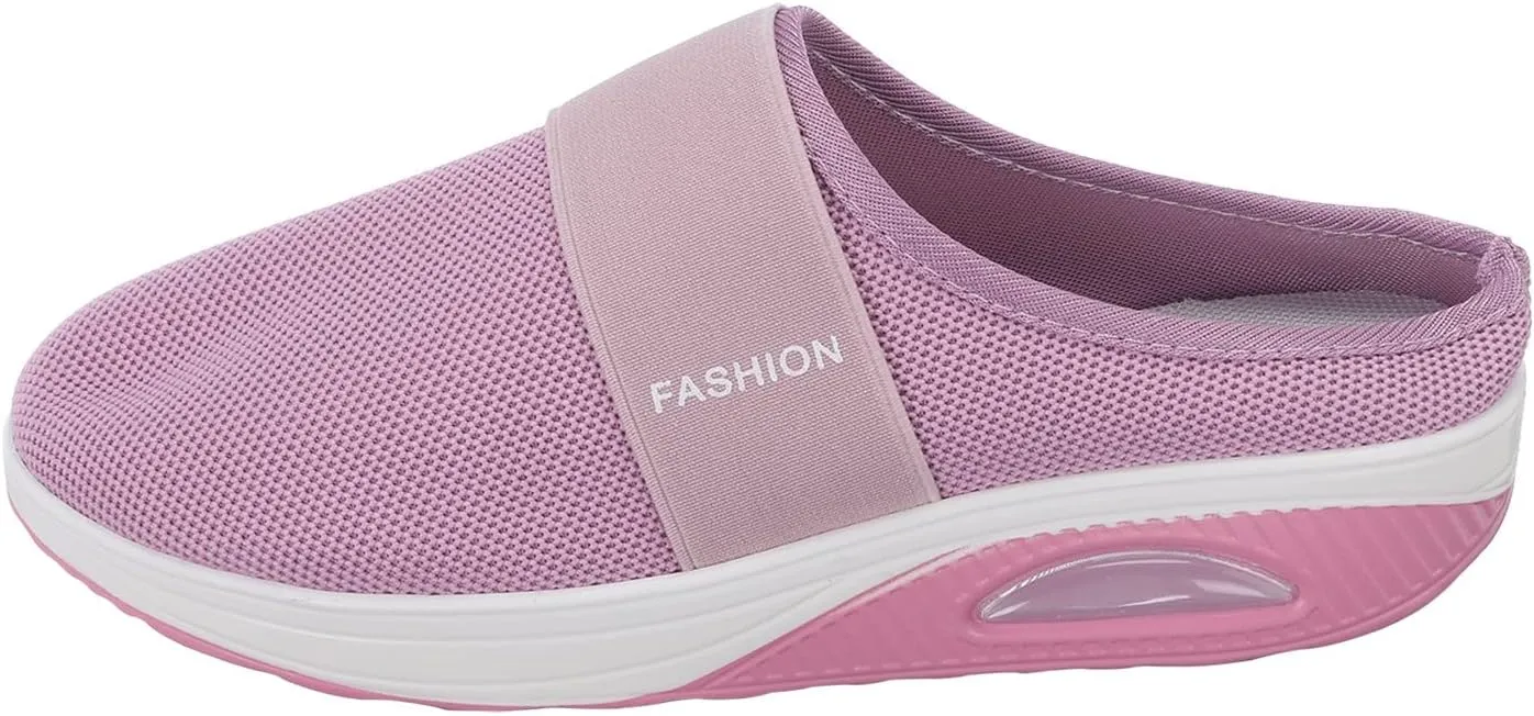 Women's Slip-On Orthopedic Arch Support Backless Tennis Shoes Men Lether Casual Tennis Shoes Casual Sneakers Steel Toe Tennis Shoe White Loafers