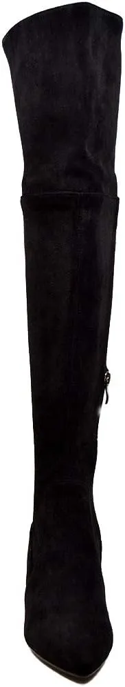 Women's Stella Narrow Calf Over the Knee Suede Boots