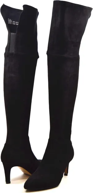 Women's Stella Narrow Calf Over the Knee Suede Boots