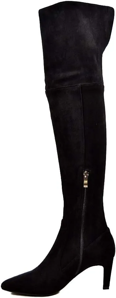 Women's Stella Narrow Calf Over the Knee Suede Boots