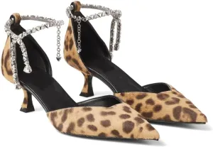 Women's Stiletto Heels Slingback Pumps - Pointed Closed Toe Ankle Rhinestone Strappy Buckle Fashion High Heeled Sandals