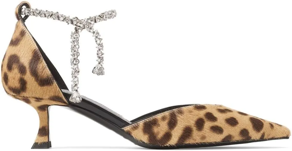 Women's Stiletto Heels Slingback Pumps - Pointed Closed Toe Ankle Rhinestone Strappy Buckle Fashion High Heeled Sandals